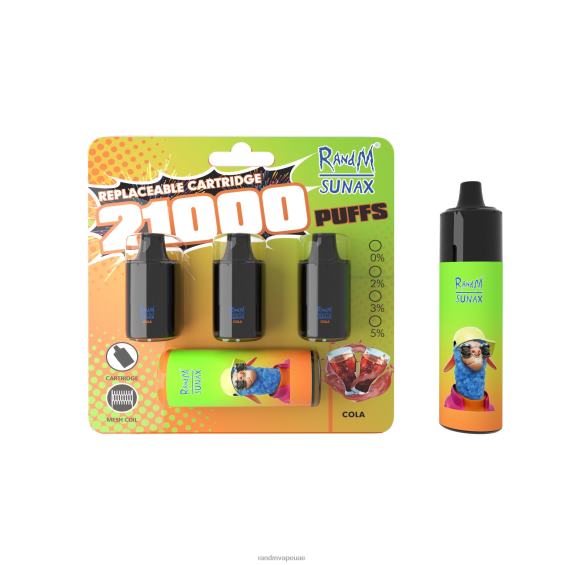RandM Tornado Review | الكولا RandM Sunax 21000 جراب التحكم في تدفق الهواء، جهاز vape قابل للاستبدال، قطعة واحدة D06F8276