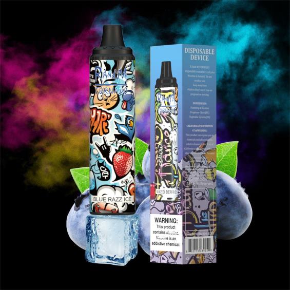 RandM Vape Abu Dhabi | الجليد الأزرق RandM Tornado 6000 جهاز التحكم في تدفق الهواء 1 قطعة D06F8293