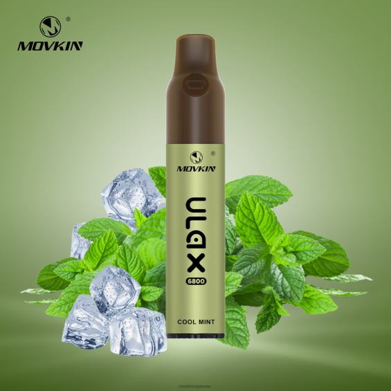 RandM Disposable Vape | أولاكس نعناع بارد RandM Movkin Ulax 6800 (ملف سيراميك) جهاز vape pod القابل لإعادة الشحن D06F869