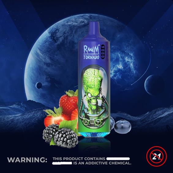 RandM Vape UAE | التوت المختلطة RandM Tornado 9000 جهاز vape pod 1 قطعة الإصدار 2 D06F8141