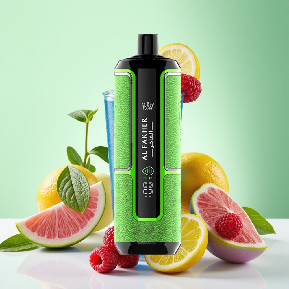 Al Fakher Crown Bar 15K Hypermax Disposable Vape Kit توت أزرق ليمونادة 22مل