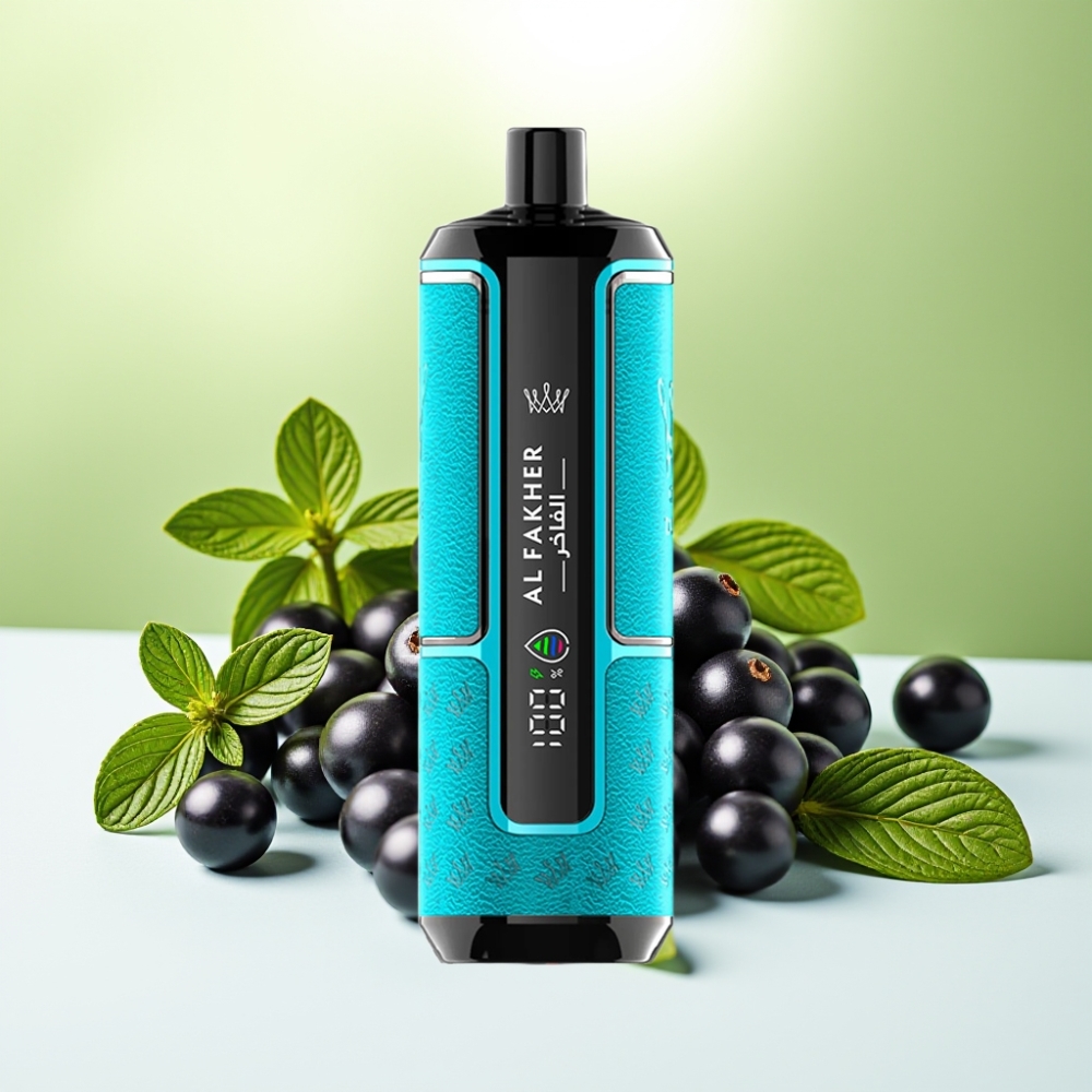 Al Fakher Crown Bar 15K Hypermax Disposable Vape Kit عنب الثلج بالنعناع