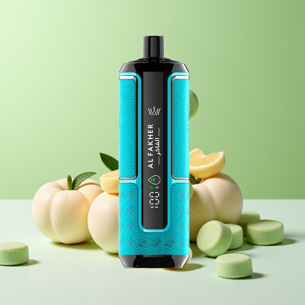 Al Fakher Crown Bar 15K Hypermax Disposable Vape Kit علكة نعناع