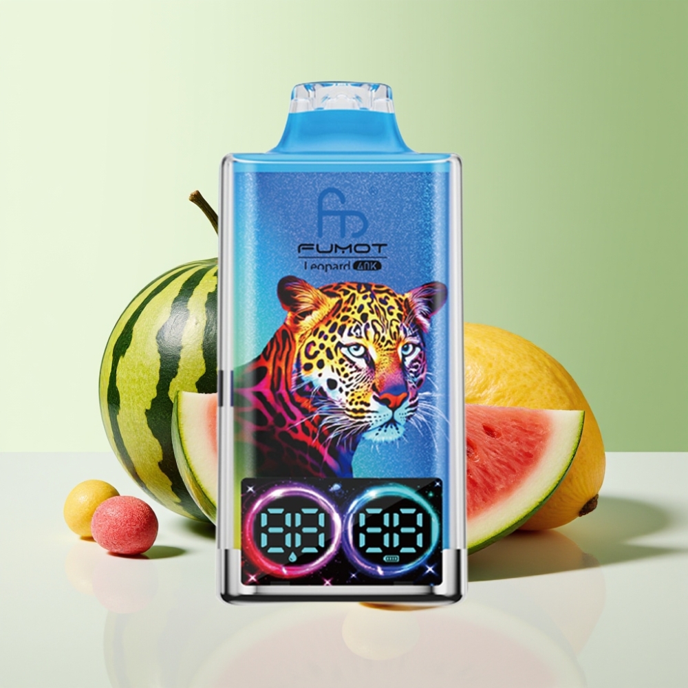 Fumot Leopard 40000 بخاخ بطارية 700mAh بنكهة البطيخ والعلكة