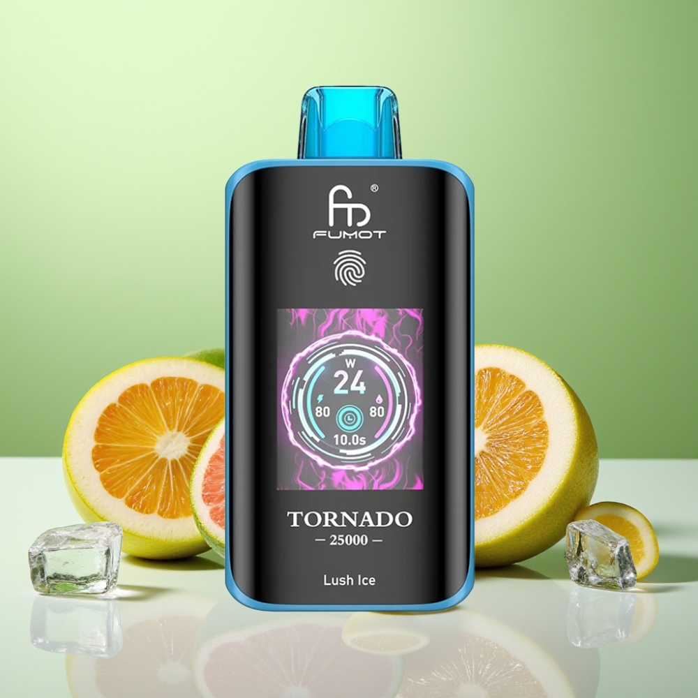 Fumot Tornado 25000 نفحة شاشة عالية الدقة بنكهة الآيس الفاتن