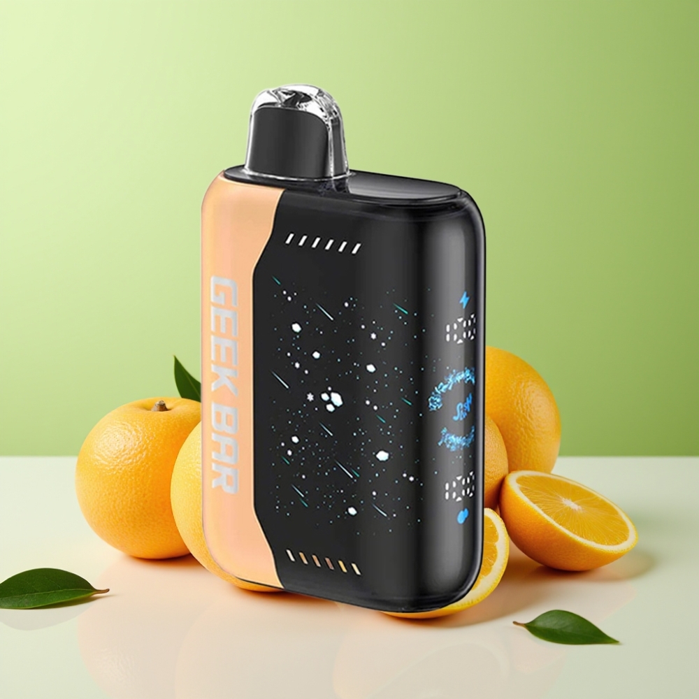 GEEK BAR Pulse X 25000 نفخة سلوش إديشن مع شاشة منحنية ثلاثية الأبعاد وشحن USB Type-C