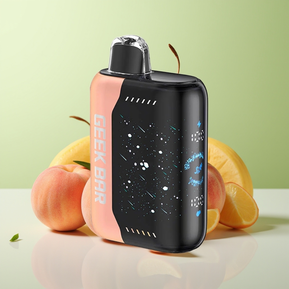 GEEK BAR Pulse X 25000 نفخة سلوش إديشن مع شاشة منحنية ثلاثية الأبعاد وشحن USB Type-C