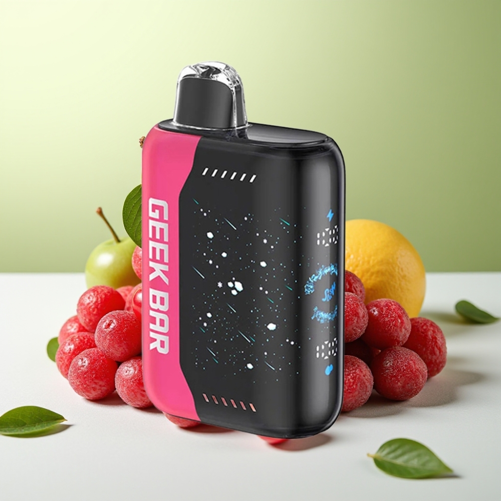GEEK BAR Pulse X 25000 نفخة سلوش إديشن مع شاشة منحنية ثلاثية الأبعاد وشحن USB Type-C