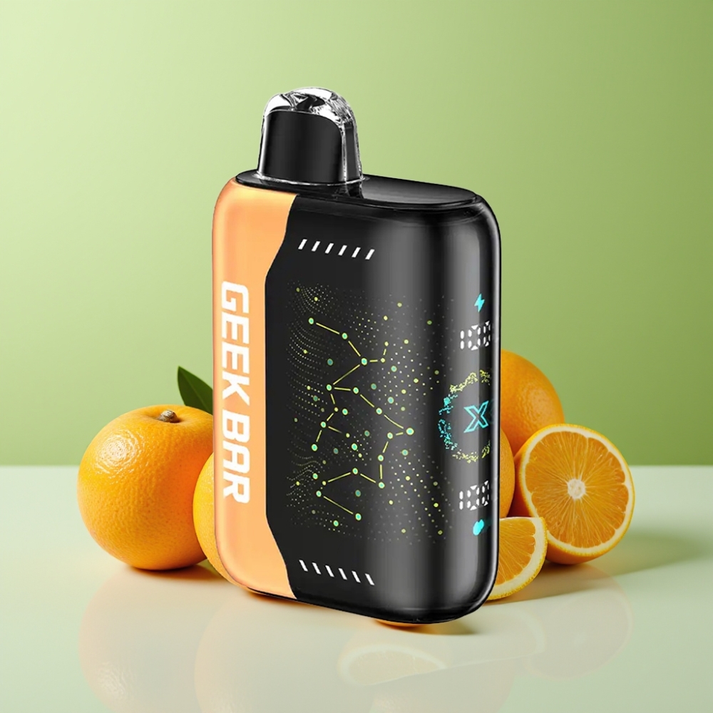 Geek Bar Pulse X 25000 نفخة شاشة منحنية ثلاثية الأبعاد وشاحن USB Type-C