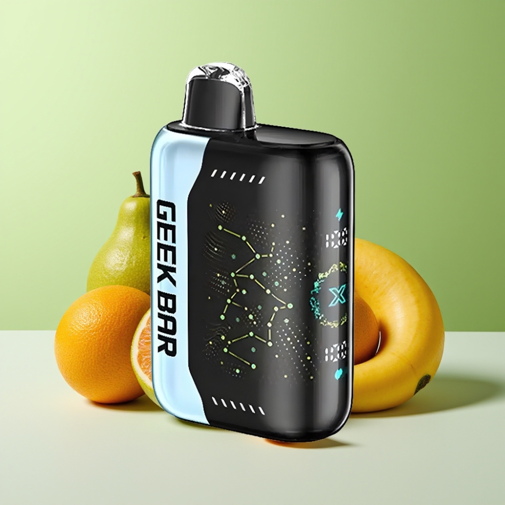 Geek Bar Pulse X 25000 نفخة شاشة منحنية ثلاثية الأبعاد وشاحن USB Type-C