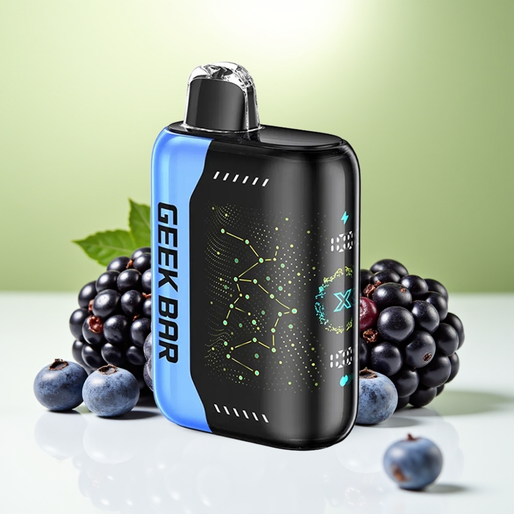 Geek Bar Pulse X 25000 نفخة شاشة منحنية ثلاثية الأبعاد وشاحن USB Type-C