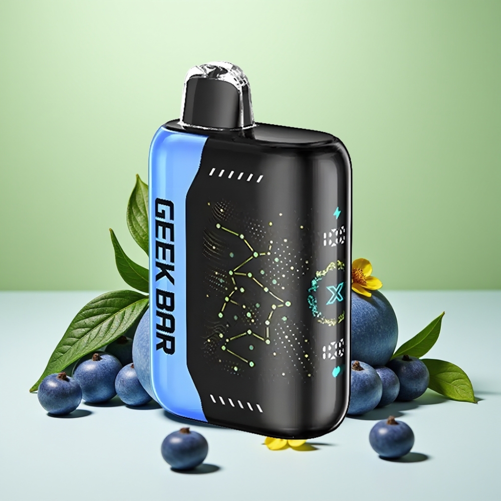 Geek Bar Pulse X 25000 نفخة شاشة منحنية ثلاثية الأبعاد وشاحن USB Type-C