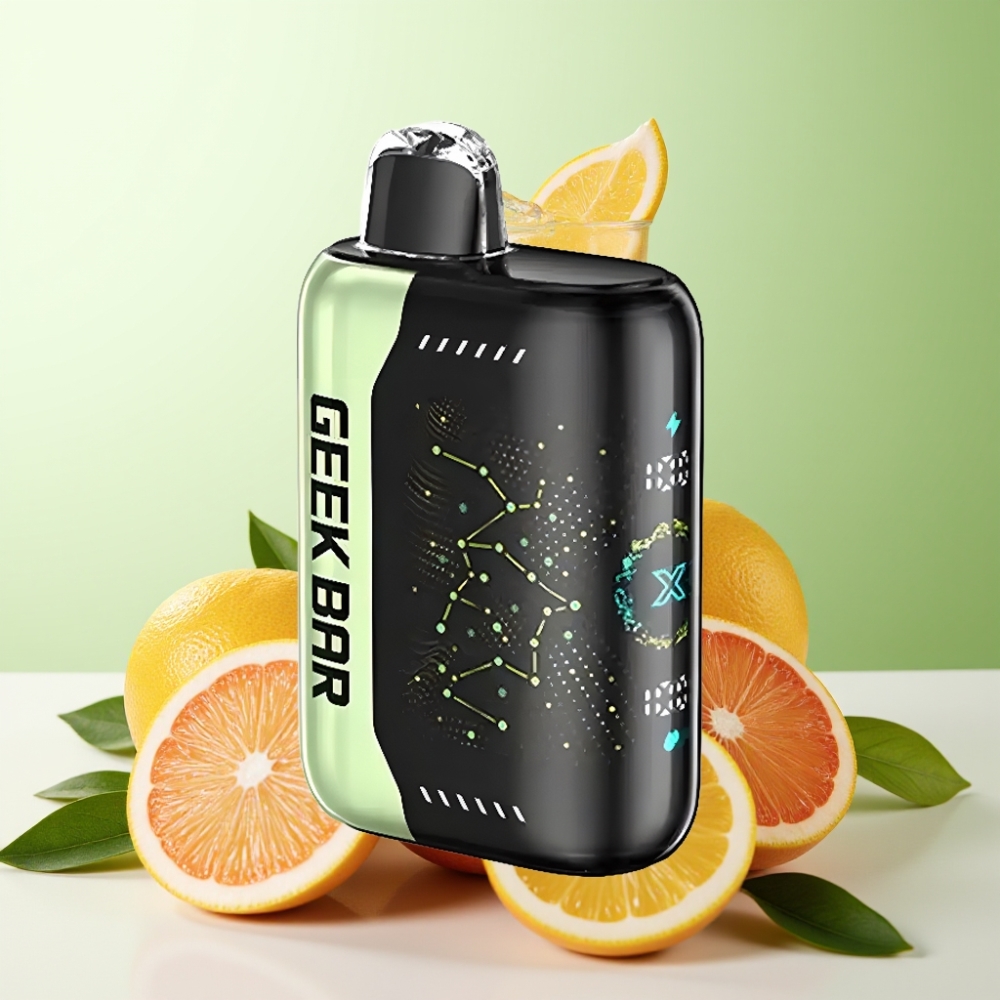 Geek Bar Pulse X 25000 نفخة شاشة منحنية ثلاثية الأبعاد وشاحن USB Type-C