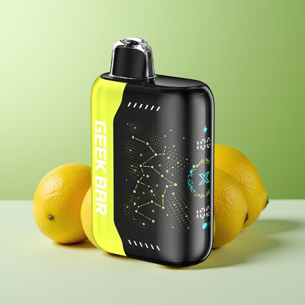 Geek Bar Pulse X 25000 نفخة شاشة منحنية ثلاثية الأبعاد وشاحن USB Type-C