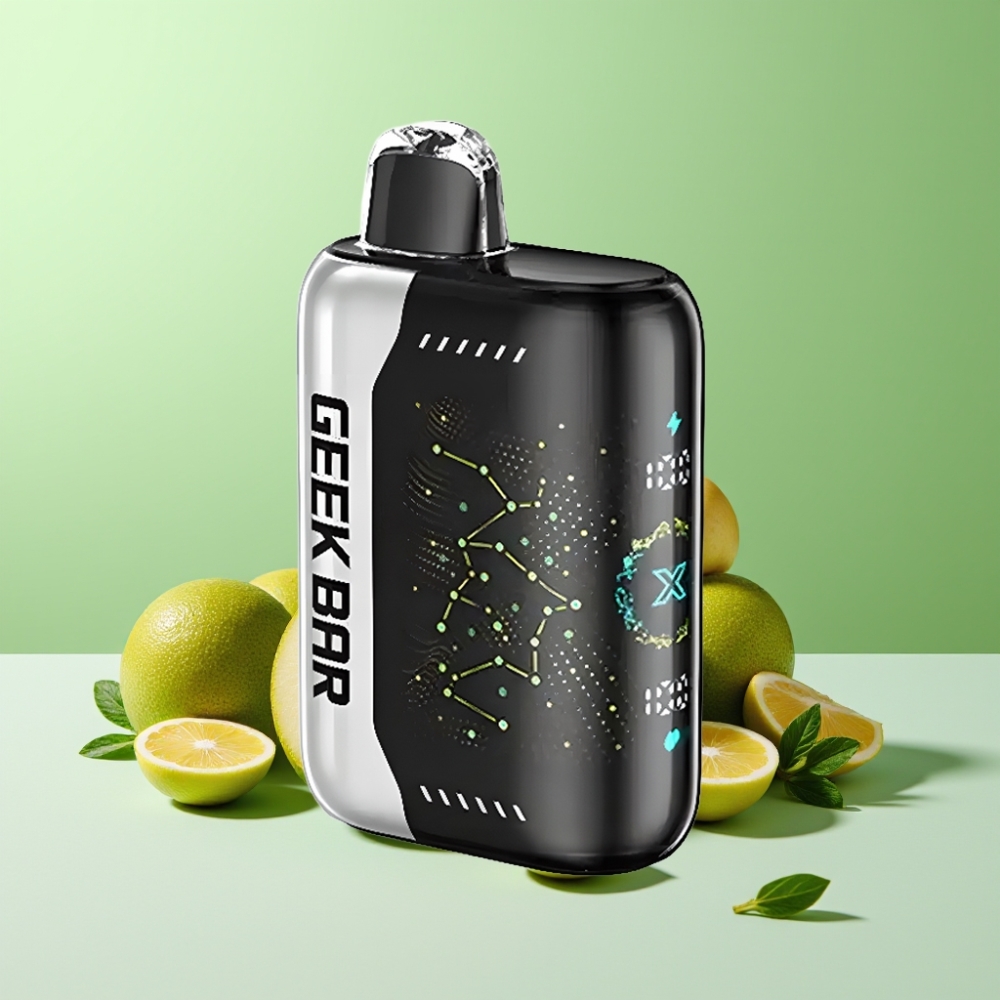 Geek Bar Pulse X 25000 نفخة شاشة منحنية ثلاثية الأبعاد وشاحن USB Type-C