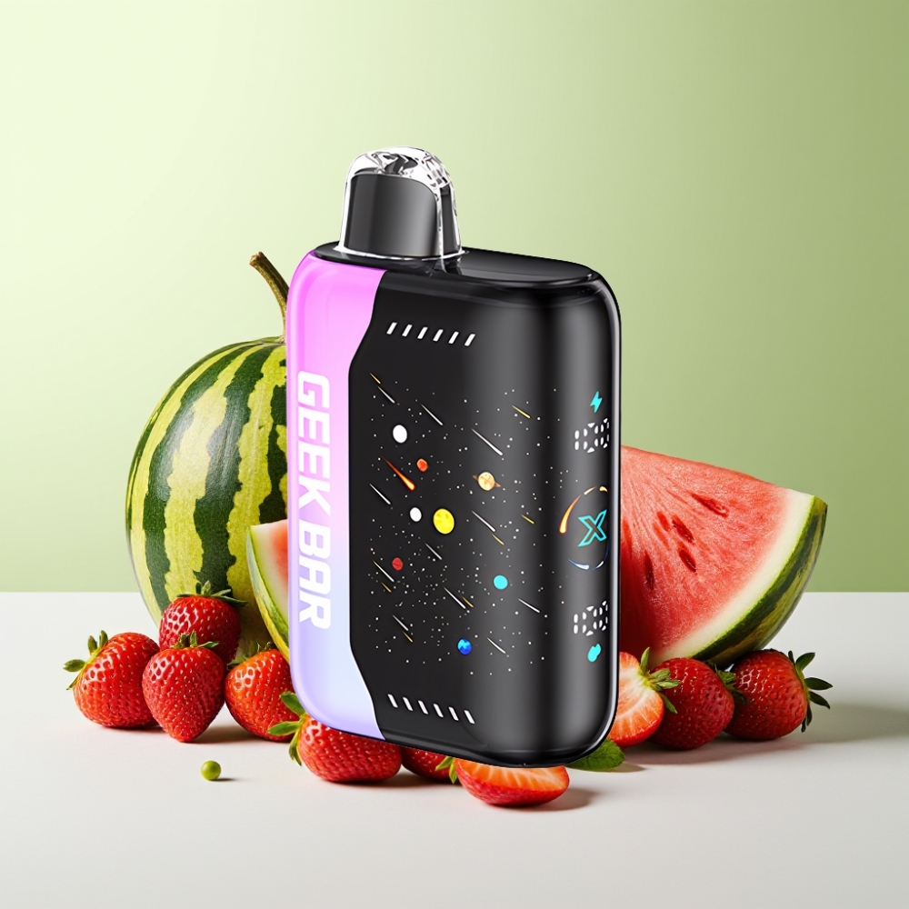 GEEK BAR Pulse X 42K Puffs إصدار نيزك فراولة بطيخ