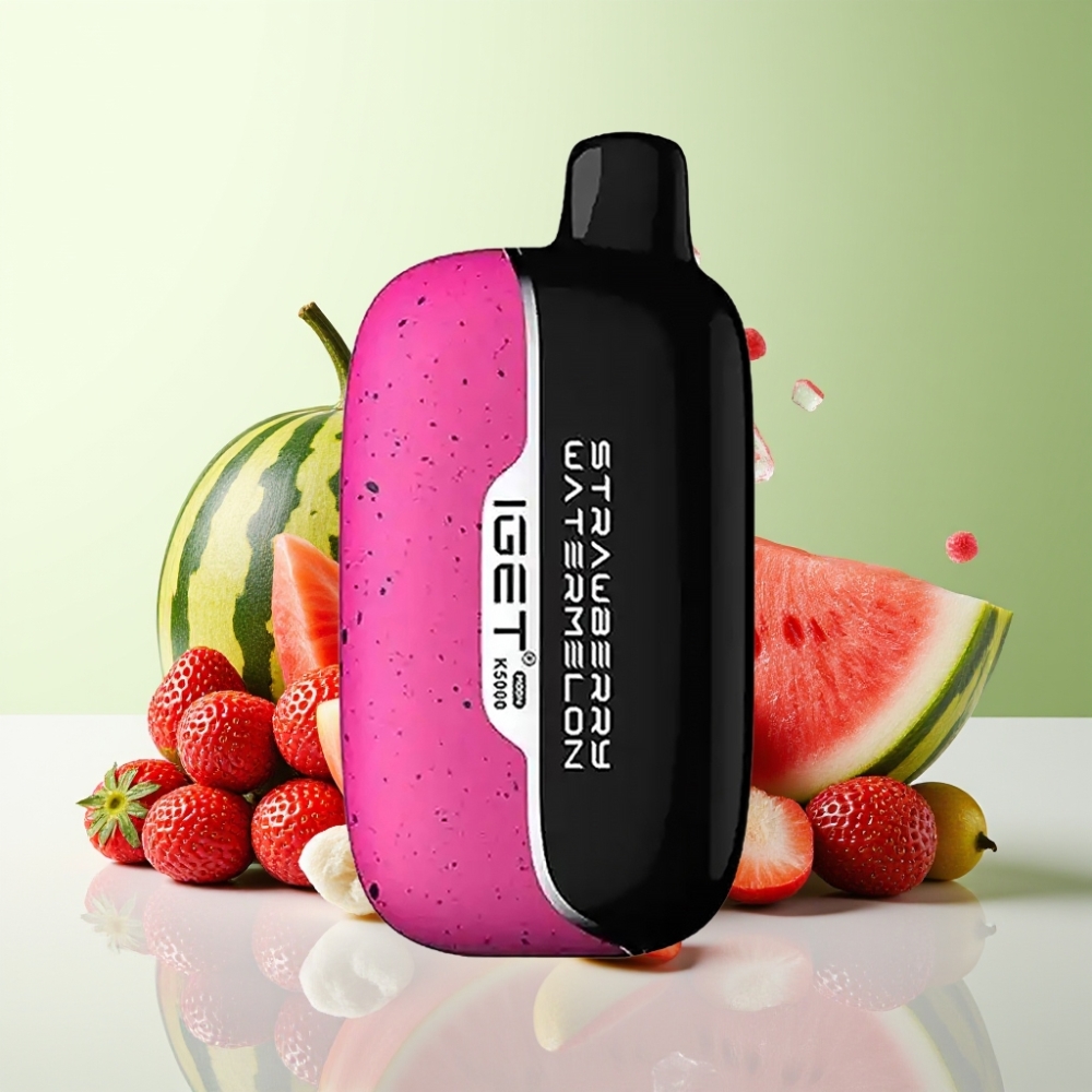 IGET Moon K5000 Puffs عصير البطيخ والفراولة المثلج