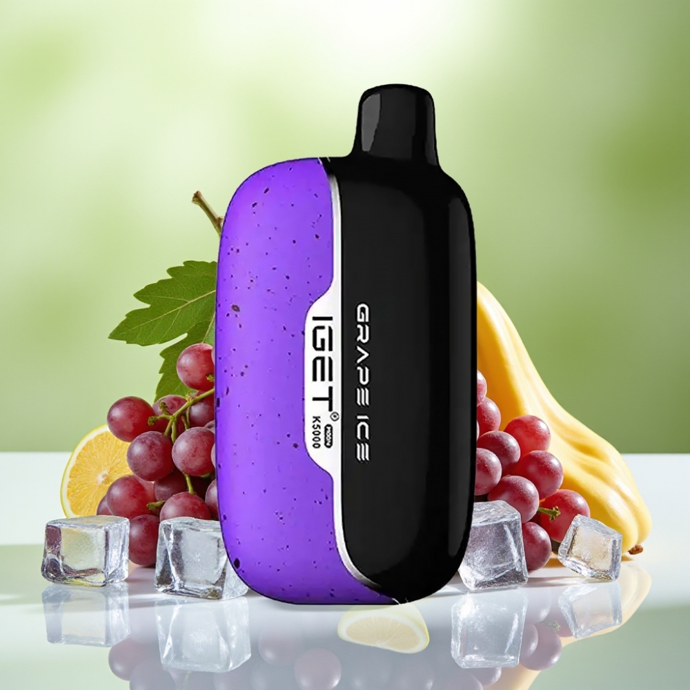 IGET Moon K5000 Puffs Disposable Vape عنب جليدي - ٥٠٠٠ نفخة