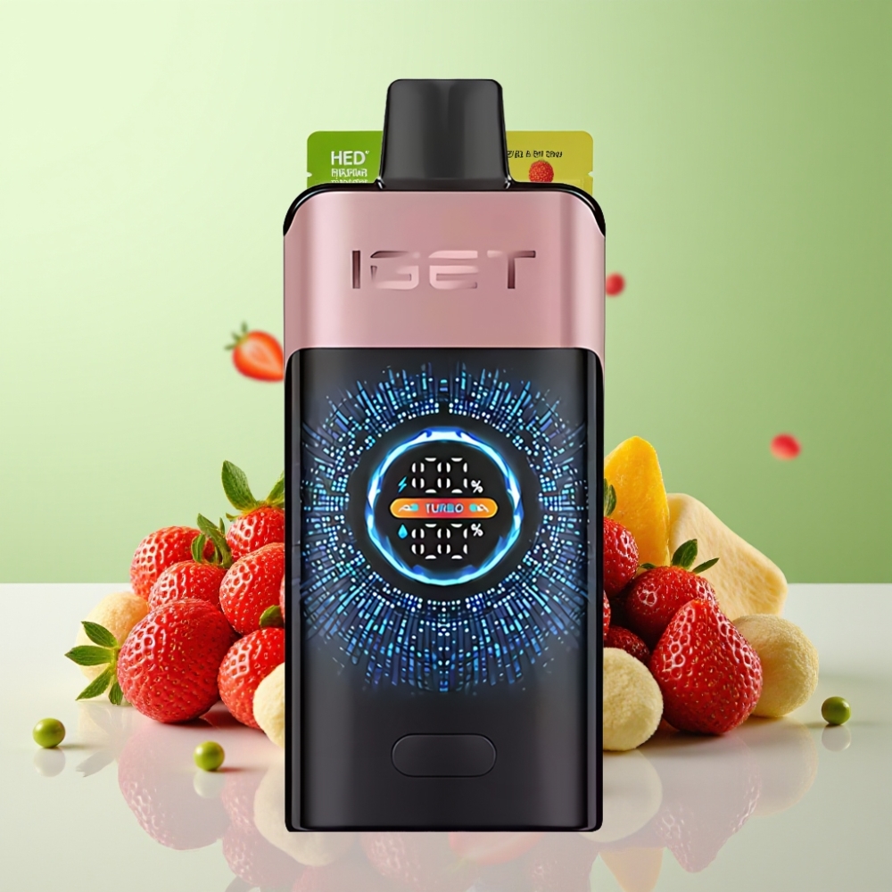 IGET ONE 12000 نفخة شيشة إلكترونية شوكا شوكس فراولة