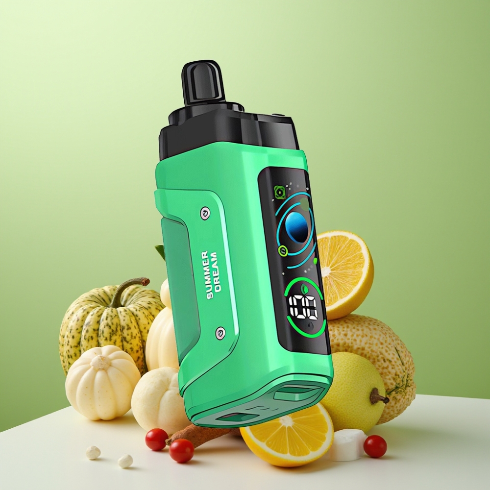 Razz Bar 45000 نفخة فيب قابل لإعادة الشحن بنكهة حلم صيفي مع ملف شبكي 1.0 أوم