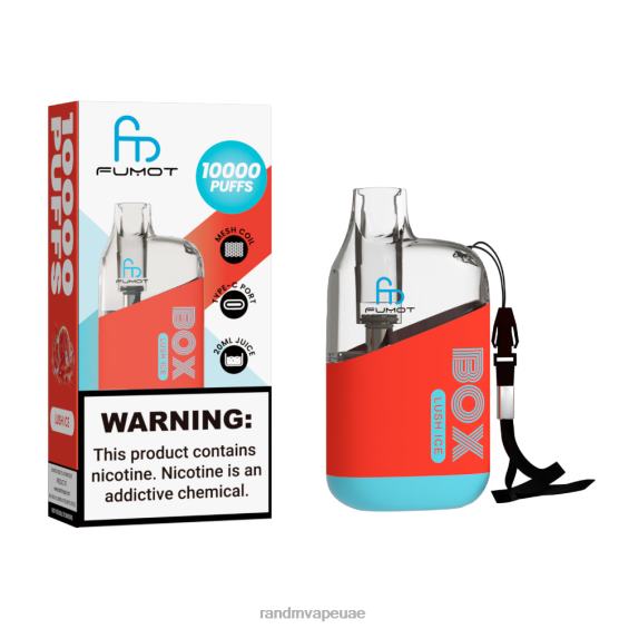 RandM Disposable Vape | جليد العنب Fumot Original RandM Tornado Box 10000 جهاز التحكم في تدفق الهواء 1 قطعة D06F889