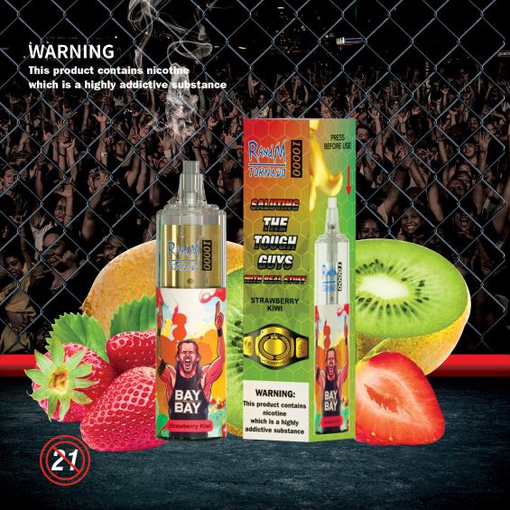 RandM Shop Vape | دونات الفراولة RandM Tornado 10000 جهاز التحكم في تدفق الهواء 1 قطعة D06F8107
