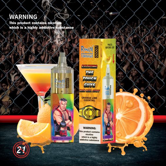 RandM Shop Vape | دونات الفراولة RandM Tornado 10000 جهاز التحكم في تدفق الهواء 1 قطعة D06F8107