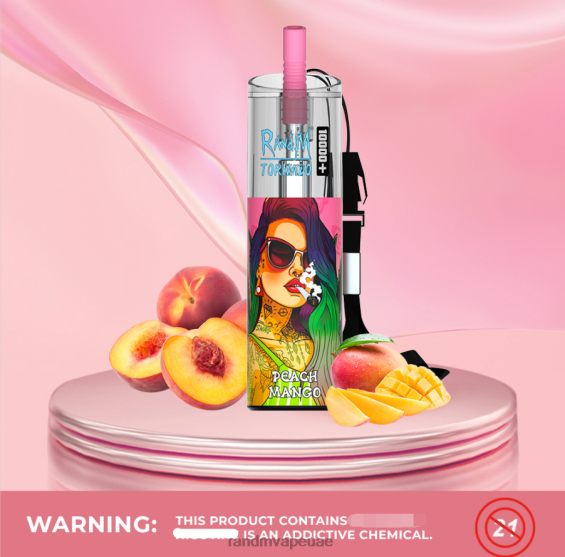 RandM Shop Vape | عصير الليمون الوردي RandM Tornado 10000 جهاز vape للتحكم في تدفق الهواء 1 قطعة D06F877