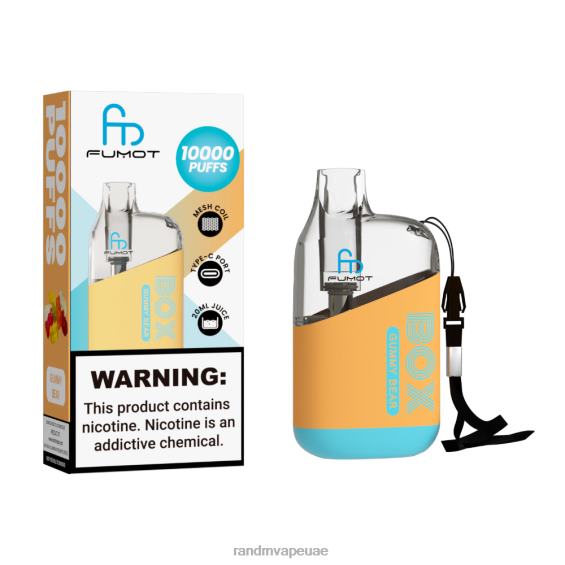 RandM Tornado UAE | حلوى الدب المضغية Fumot Original RandM Tornado Box 10000 جهاز التحكم في تدفق الهواء 1 قطعة D06F892