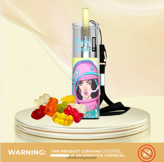 RandM Vape Dubai | حلوى الدب المضغية RandM Tornado 10000 جهاز vape للتحكم في تدفق الهواء 1 قطعة D06F874