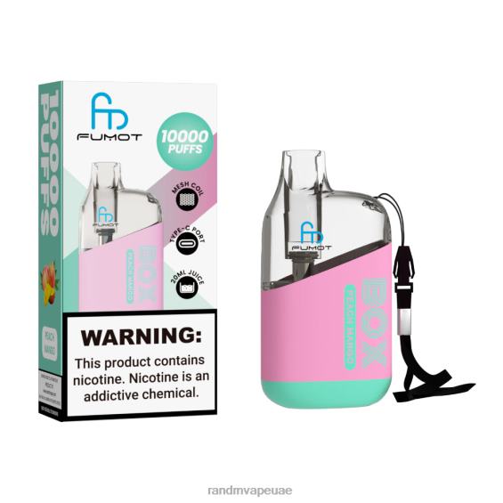 Tornado Vape Flavours | مانجو خوخ Fumot Original RandM Tornado Box 10000 جهاز التحكم في تدفق الهواء 1 قطعة D06F890
