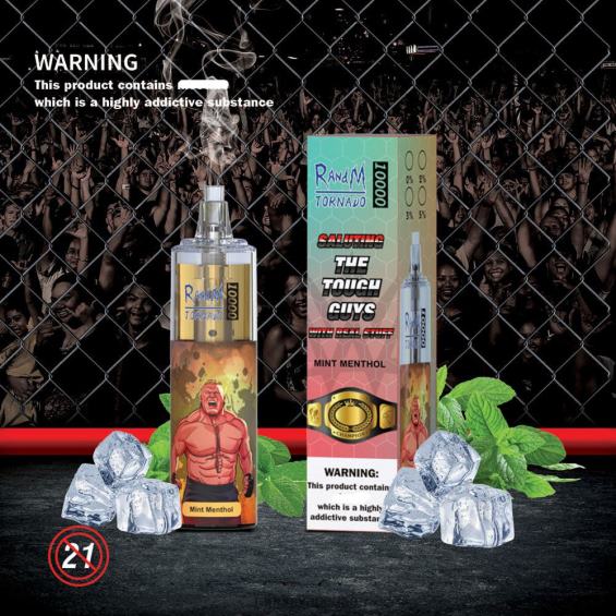 Tornado Vape Flavours | النعناع المنثول RandM Tornado 10000 جهاز التحكم في تدفق الهواء 1 قطعة D06F8110