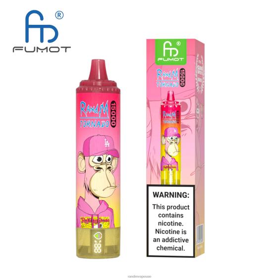 RandM Shop Vape | جليد العنب Fumot RandM Tornado جهاز 15000 فيب بالبطارية وشاشة العرض الاصدار 1 D06F827