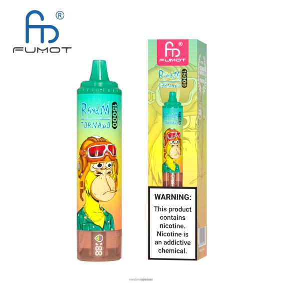RandM Shop Vape | جليد العنب Fumot RandM Tornado جهاز 15000 فيب بالبطارية وشاشة العرض الاصدار 1 D06F827