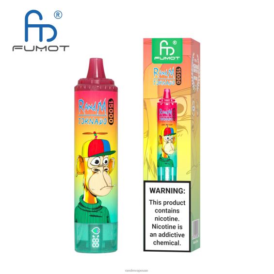 RandM Shop Vape | جليد العنب Fumot RandM Tornado جهاز 15000 فيب بالبطارية وشاشة العرض الاصدار 1 D06F827