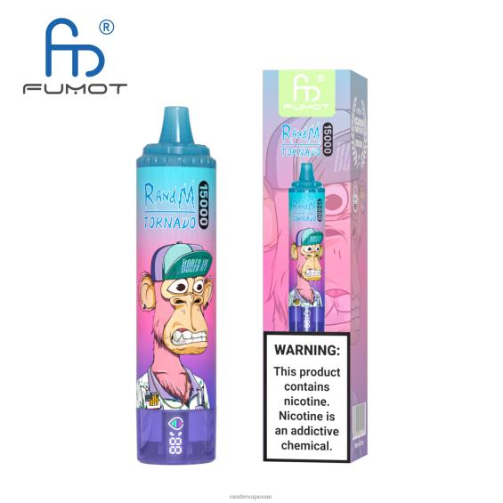 RandM Shop Vape | جليد العنب Fumot RandM Tornado جهاز 15000 فيب بالبطارية وشاشة العرض الاصدار 1 D06F827