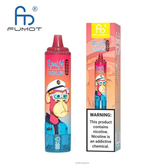 RandM Shop Vape | جليد العنب Fumot RandM Tornado جهاز 15000 فيب بالبطارية وشاشة العرض الاصدار 1 D06F827