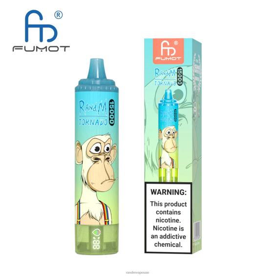 RandM Shop Vape | جليد العنب Fumot RandM Tornado جهاز 15000 فيب بالبطارية وشاشة العرض الاصدار 1 D06F827