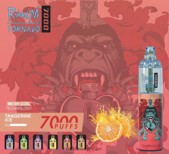 RandM Shop Vape | دونات الفراولة RandM Tornado 7000 جهاز التحكم في تدفق الهواء 1 قطعة D06F8167