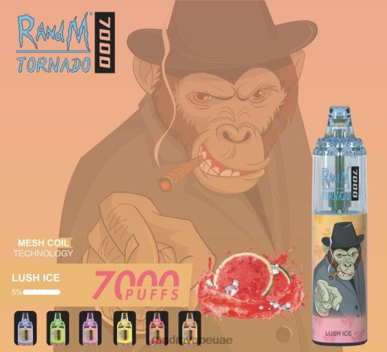 RandM Shop Vape | دونات الفراولة RandM Tornado 7000 جهاز التحكم في تدفق الهواء 1 قطعة D06F8167