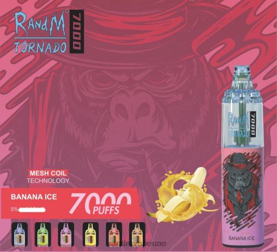 RandM Shop Vape | دونات الفراولة RandM Tornado 7000 جهاز التحكم في تدفق الهواء 1 قطعة D06F8167