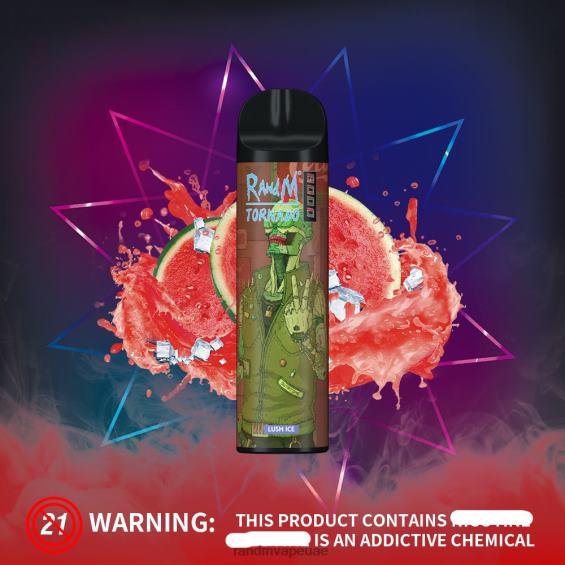 RandM Tornado Review | الجليد الخصب RandM Tornado جهاز vape للتحكم في تدفق الهواء 8000 قطعة واحدة D06F8236