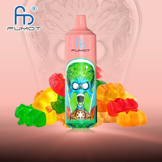 RandM Disposable Vape | حلوى الدب المضغية Fumot RandM Tornado جهاز 9000 برو فيب بالبطارية وشاشة العرض الاصدار 1 D06F8189