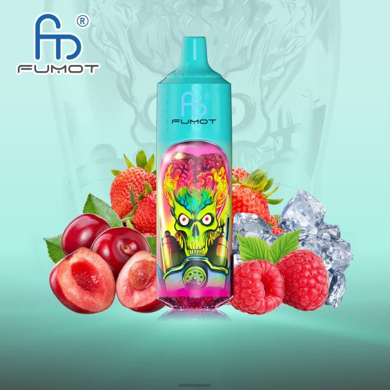 RandM Disposable Vape | الفراولة والتوت الجليد Fumot RandM Tornado جهاز 9000 برو فيب بالبطارية وشاشة العرض الاصدار 1 D06F8199