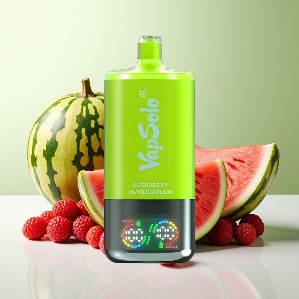Vapsolo Triple 30000 نَفَثَات (توت العليق البطيخ) 40 مل 20 مغ/مل
