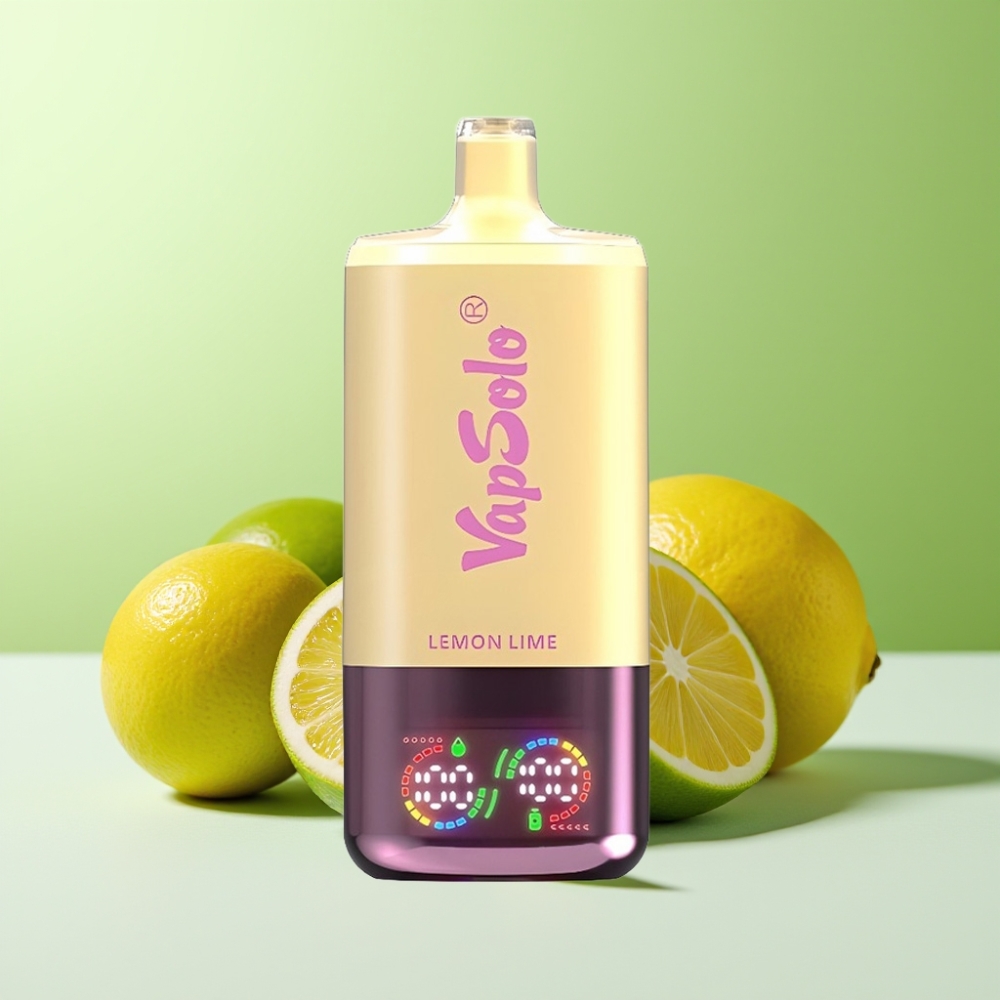 Vapsolo Triple 30000 نفخة سيجارة إلكترونية ليمون لايم 40مل 50 ملغم/مل