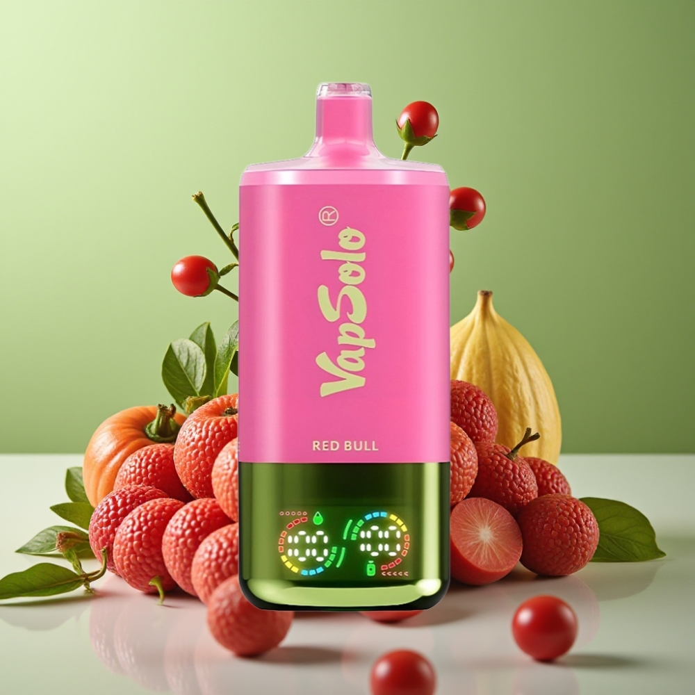 Vapsolo Triple 30000 Puffs جهاز تبخير علبة حمراء بنكهة ريد بول