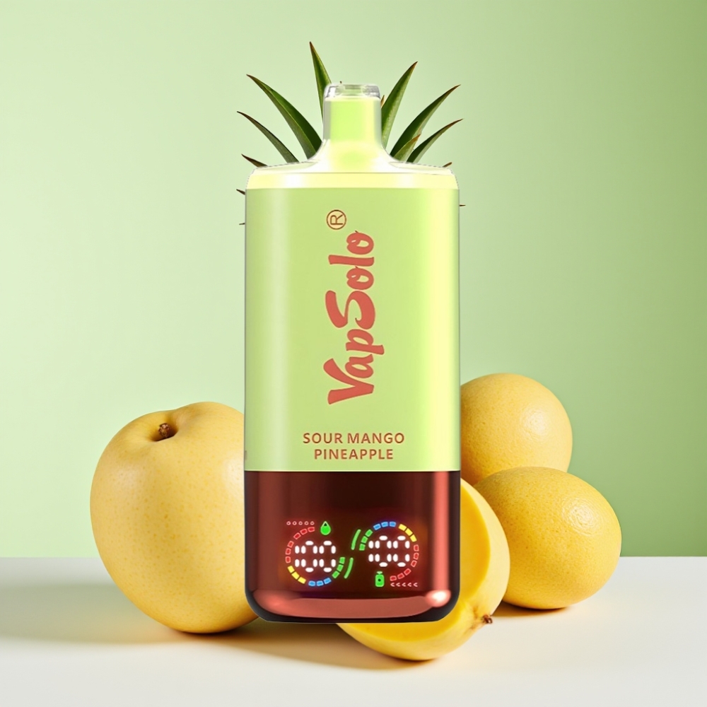 Vapsolo Triple 30000 Puffs مانجو حامض أناناس 40ml 20mg