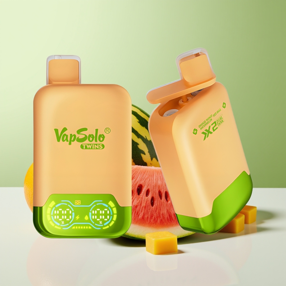 Vapsolo Twins 20000 نفخة برتقال مانجو بطيخ وريد بول