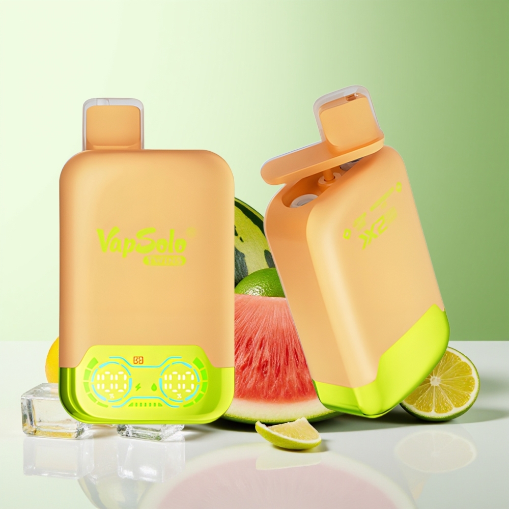 Vapsolo Twins 20000 نفخة فيب معطر ليمون لايم و بطيخ مثلج